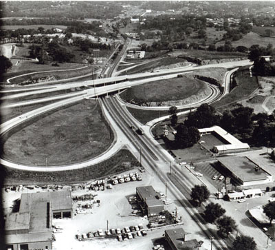 Tennessee- Primary Route F-002 interchanging with I-24 near Nashville, Davidson County.