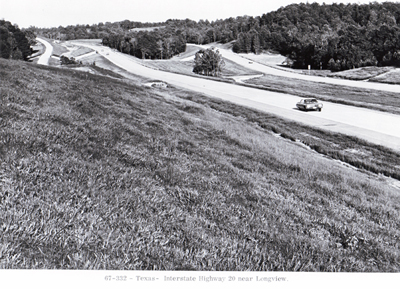 Texas- Interstate highway 20 near Longview.