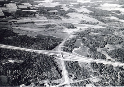 Wisconsin- These ponds alongside Interstate Routes 90 and 94 in Wisconsin were developed from borrow pits used during the highway construction.