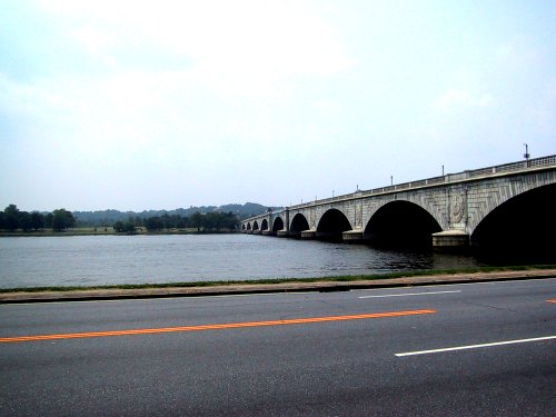 Photo: South side of the bridge from D.C.