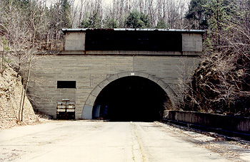 West portal of the Sideling Hill Tunnel.