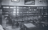 General Reading Room. Stack of Bookshelves, Davis Library of the National Highways Association, at Columbia University, New York City
