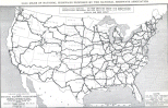Map: 50,000 Miles of National Highways Proposed by the National Highways Association