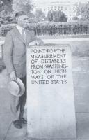 Dr. S. M. Johnson at the Zero Milestone.