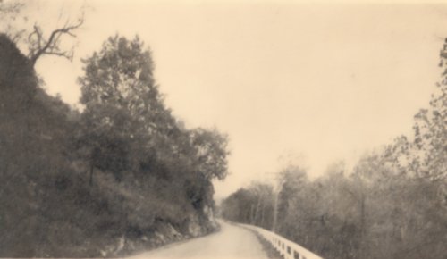 Following the Roanoke River west of Roanoke, Virginia.