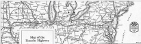 Map of Lincoln Highway -  New York to Omaha - Click for larger version