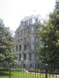 The Old Executive Office Building was renamed the Dwight D. Eisenhower Executive Office Building.  President Bill Clinton approved legislation changing the name on November 9, 1999.  President George W. Bush participated in a rededication ceremony on May 7, 2002.