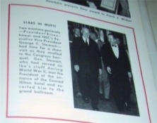 Photo: As shown in Traffic Safety magazine, retired General George C. Stewart escorted President Eisenhower to the 1958 National Safety Conference.