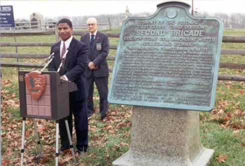 Administrator Slater explains the significance of Roy Stone to the Battle of Gettysburg and to the Nation.