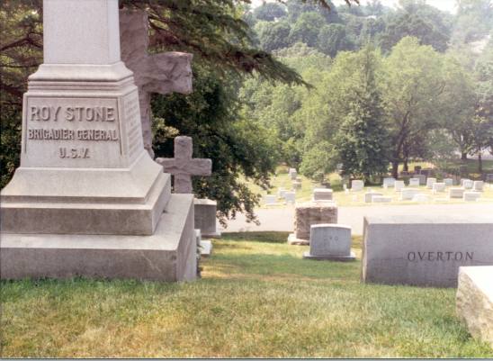 Section 2, Lot 953, on the hill near Arlington House overlooking the cemetery.  (Photo by FHWA's Deborah Vocke.)