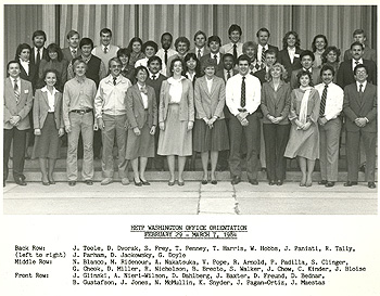 HETP Washington Office Orientation, February 29 - March 7, 1984.