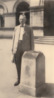The Memphis (Tenn.) Milestone, with the Hon. Thomas B. King, Vice-President of Lee Highway Association and Manager of the Highway Division of the Chamber of Commerce of Memphis, Tennessee
