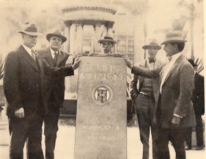 The Pacific Milestone, Col. Fletcher, second from left