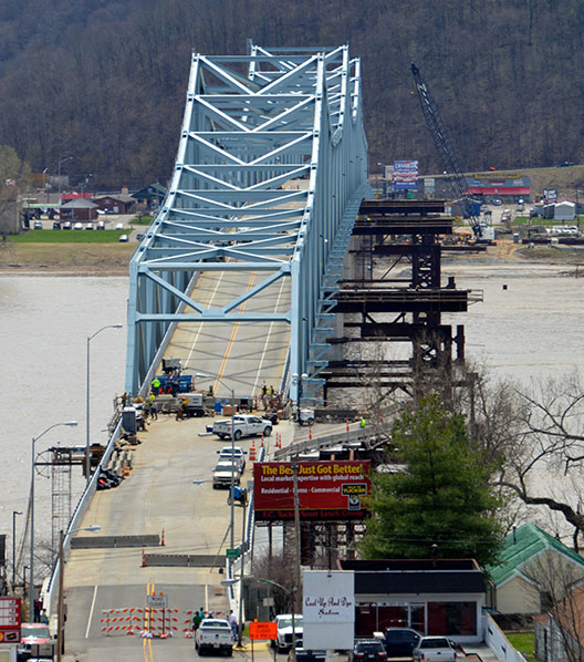 Photo of Milton-Madison bridge-slide project