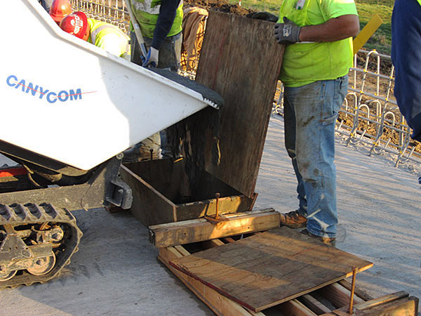 Photo of Bridge Elements Being Prefabricated