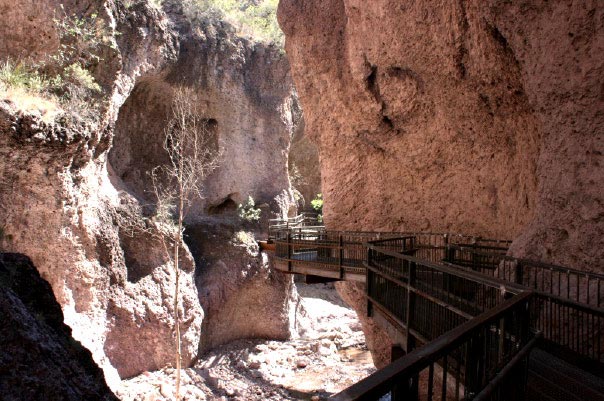 Crews rebuilt Catwalk National Recreation Trail in Gila National Forest.