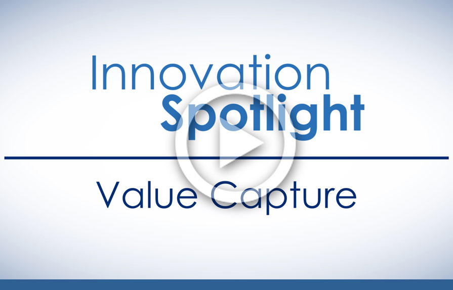 screenshot of Innovation Spotlight video on Value Capture