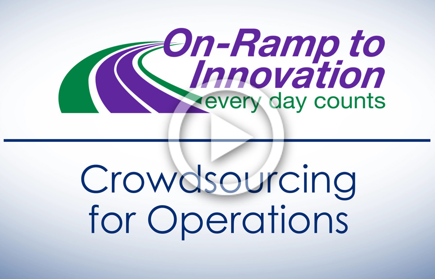 Screen shot of On-Ramp to Innovation video on Crowdsourcing for Operations