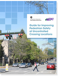 Report Cover: Guide for Improving Pedestrian Safety at Uncontrolled Crossing Locations