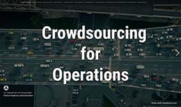 Crowdsourcing for operations words over traffic.