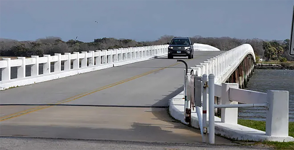 The Fort Pulaski Bridge deck 