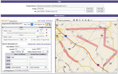 South Carolina DOT Project Screening Tool