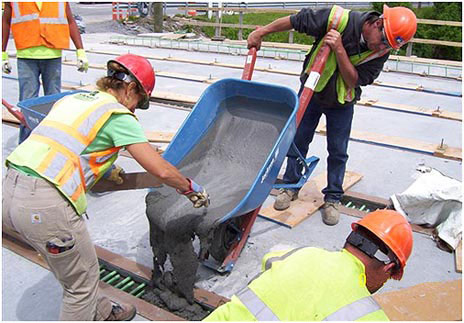 photo from the Ultra-High Performance Concrete Connections for Prefabricated Bridge Elements fact sheet, click for PDF