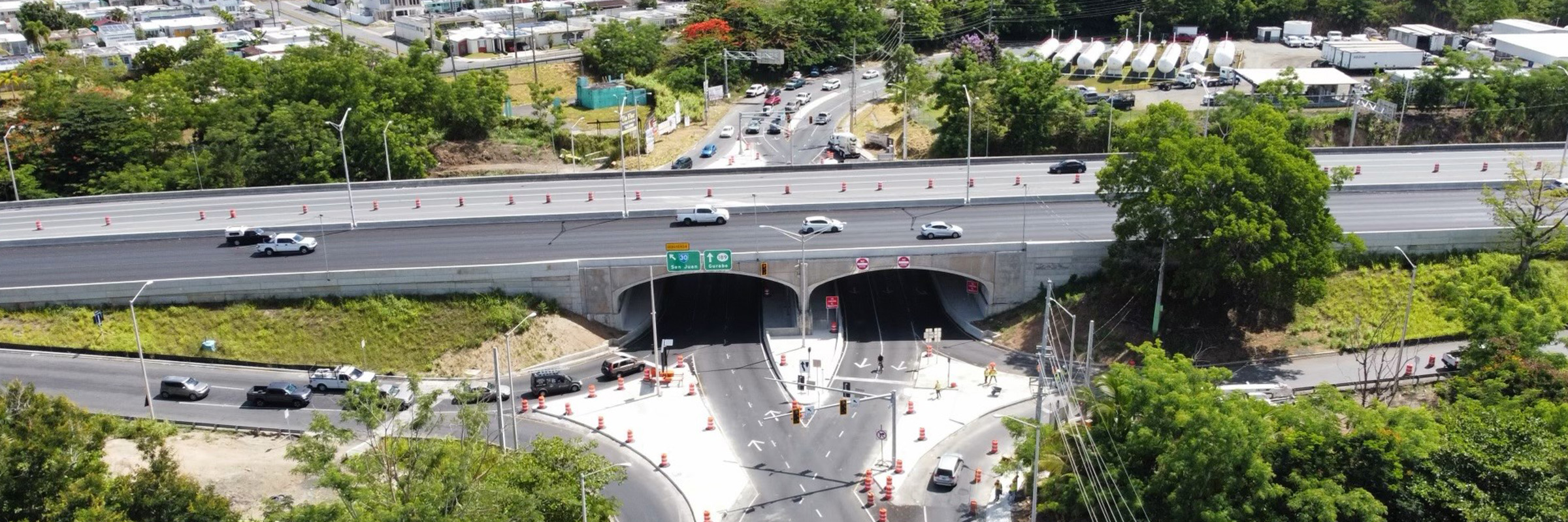#3D Highway Bridge rendering