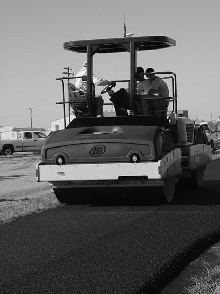 The intelligent asphalt compaction analyzer is mounted on compaction equipment to provide real-time data so problems can be fixed during the paving process.