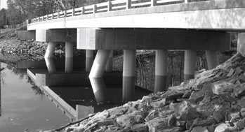 Photograph of Boom Birch Bridge in Maine.