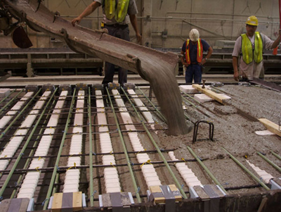 The highway agency chose precast bridge deck panels made of self-consolidating concrete to speed construction and enhance safety and quality.