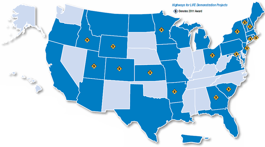 States with HfL Demonstration projects as discussed in the article.