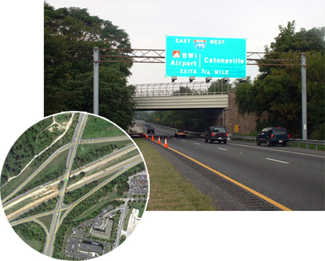 A Maryland Highways for LIFE project features the use of self-propelled modular transporters to quickly replace two bridge superstructures over a busy commuter highway.