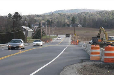 The new, wider structure of a rural bridge in Vermont is expected to enhance traveler safety.