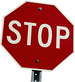 image of stop sign for trb