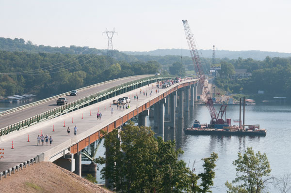 An ATC for the Hurricane Deck Bridge project in Missouri proposed building the bridge on a new alignment.