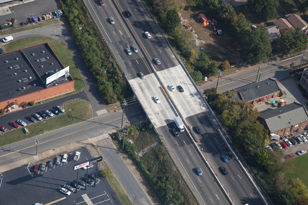 This time-lapse video shows crew replacing the nine bridge sections on the I-95 north bridge over Overbrook Road.