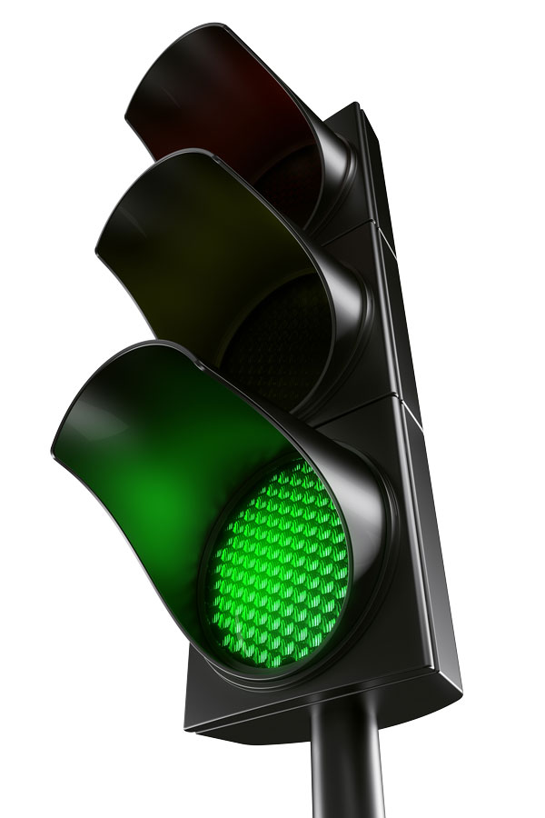 Adaptive signal control continuously updates signal timing to keep traffic moving smoothly.