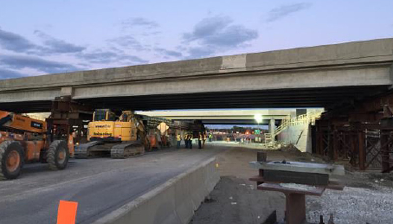 Ohio Department of Transportation slide-in bridge construction 