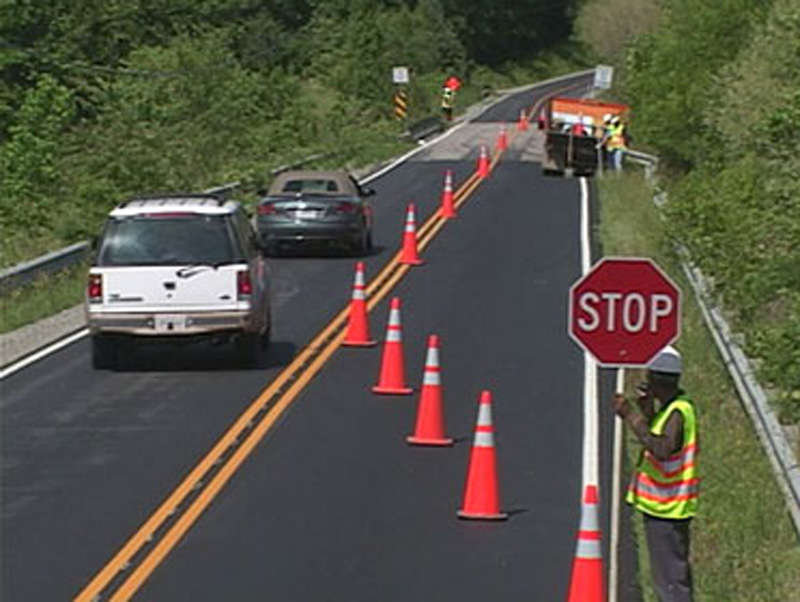 The North Carolina DOT collects data on the mobility impacts of manual flagging operations on rural roads.