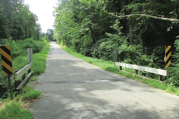 small bridge in Nottoway County