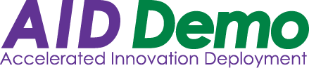 Logo for AID Demo - Accelerated Innovation Deployment.