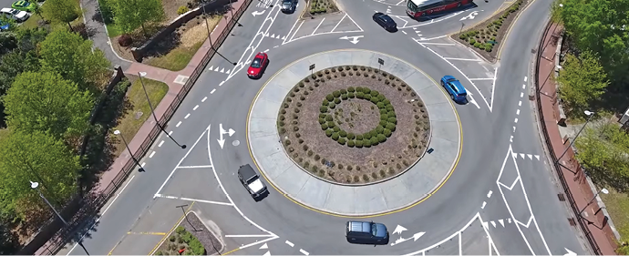 Video of North Carolina Roundabout