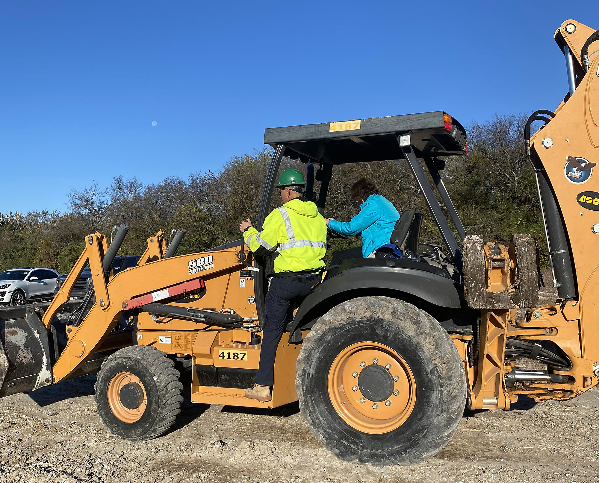 ConnectU2Jobs participants receive training on heavy equipment.