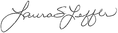Signature: Laura S. Leffler