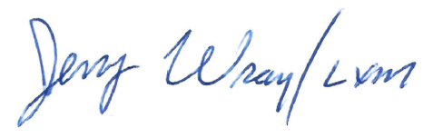 Signature: Jerry Wray