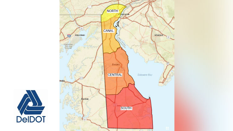 Delaware DOT Maintenance Districts