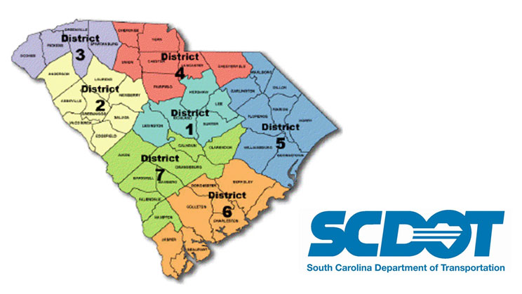 SCDOT District Map