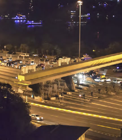 tollway at night