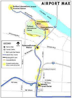 Airport Max map